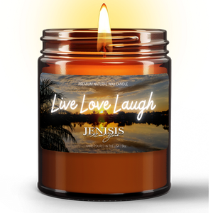 Live Love Laugh Candle